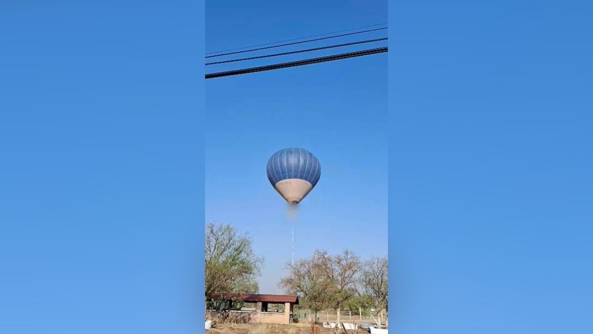 Globo aerostático de Teotihuacán: Atienden en Tulancingo a piloto