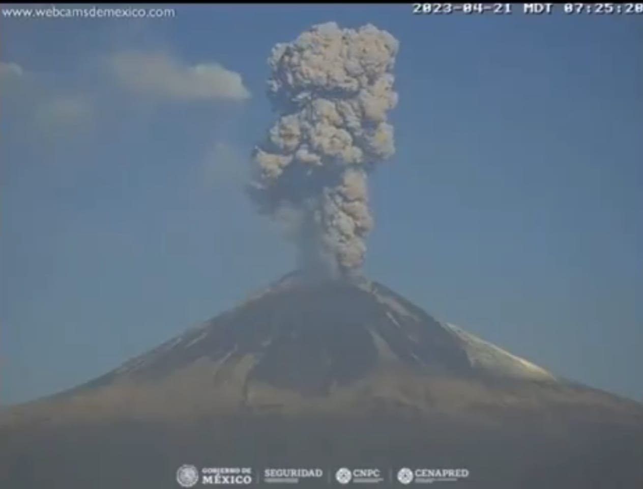 Actividad del Popocatépetl sin riesgo para la población: Protección Civil