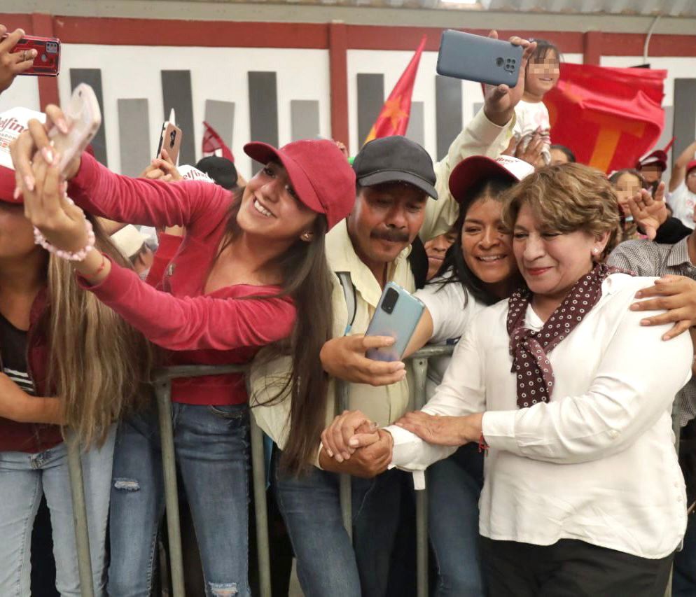 “En mi proyecto caben todos”, asegura Delfina Gómez