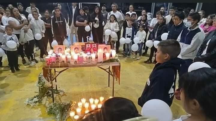 Despiden desde Valle de Chalco a hermanitos basquetbolistas fallecidos en Oaxaca