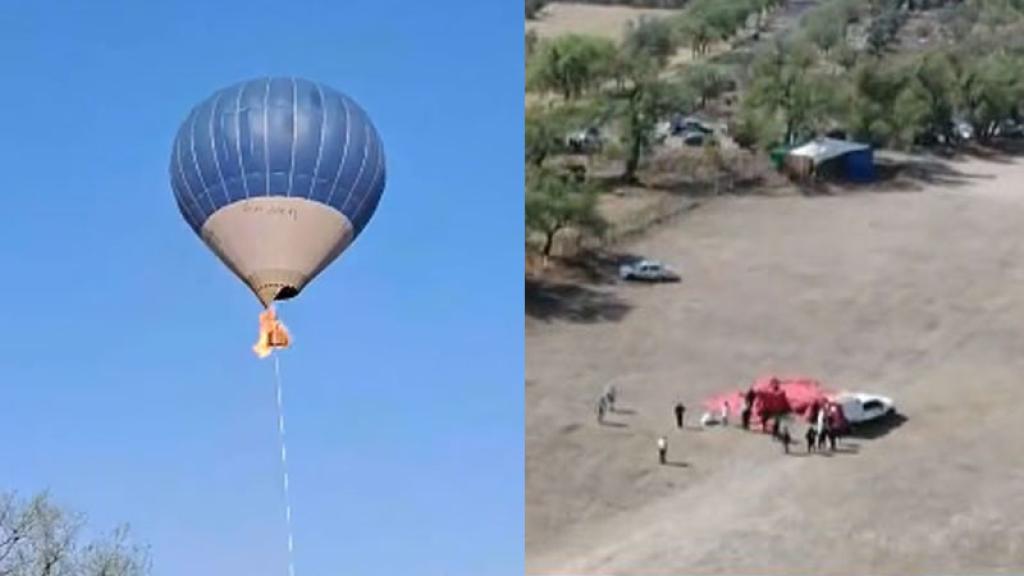 Dan de alta a Regina, menor accidentada en globo aerostático de Teotihuacán