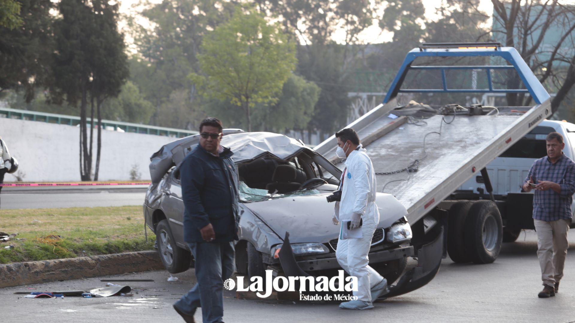 Reportan accidente en Tollocan