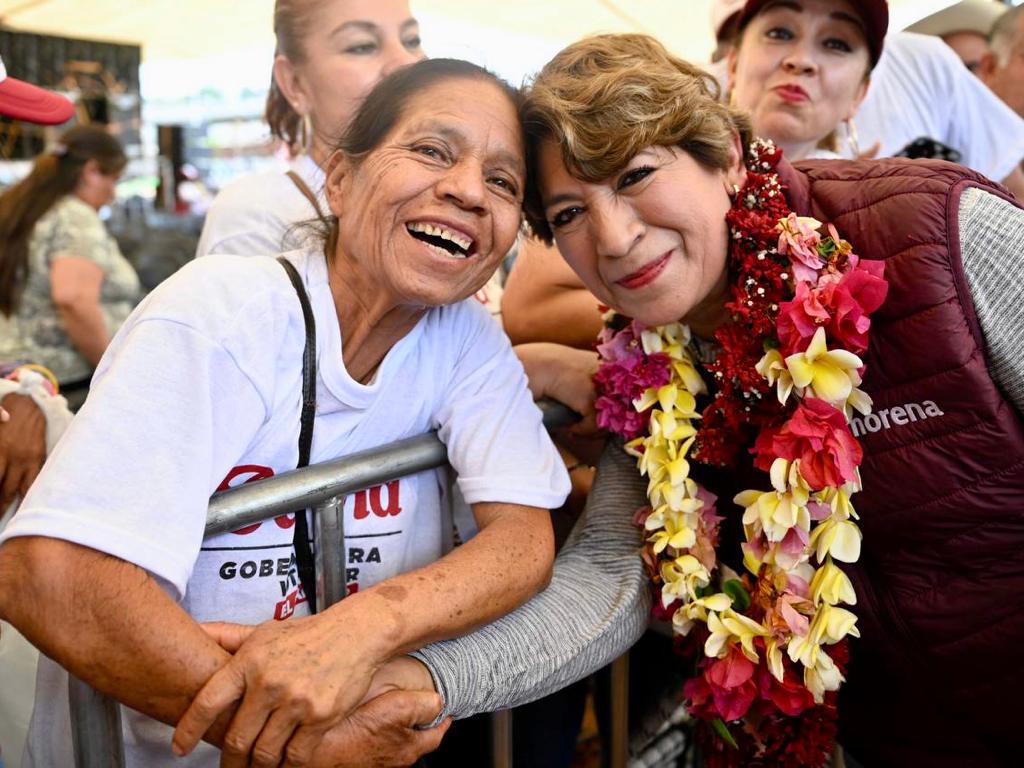 Delfina Gómez llegó a 100 municipios recorridos