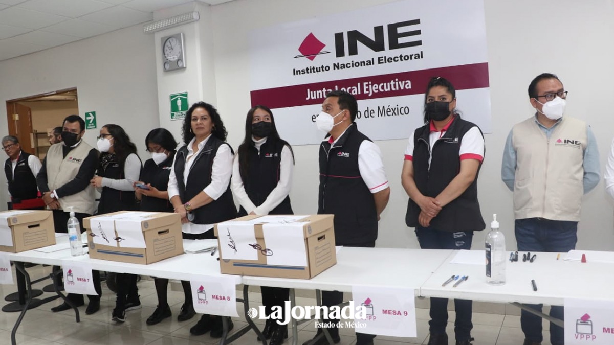 Listo el voto para reos en Edomex, INE distribuyó el material