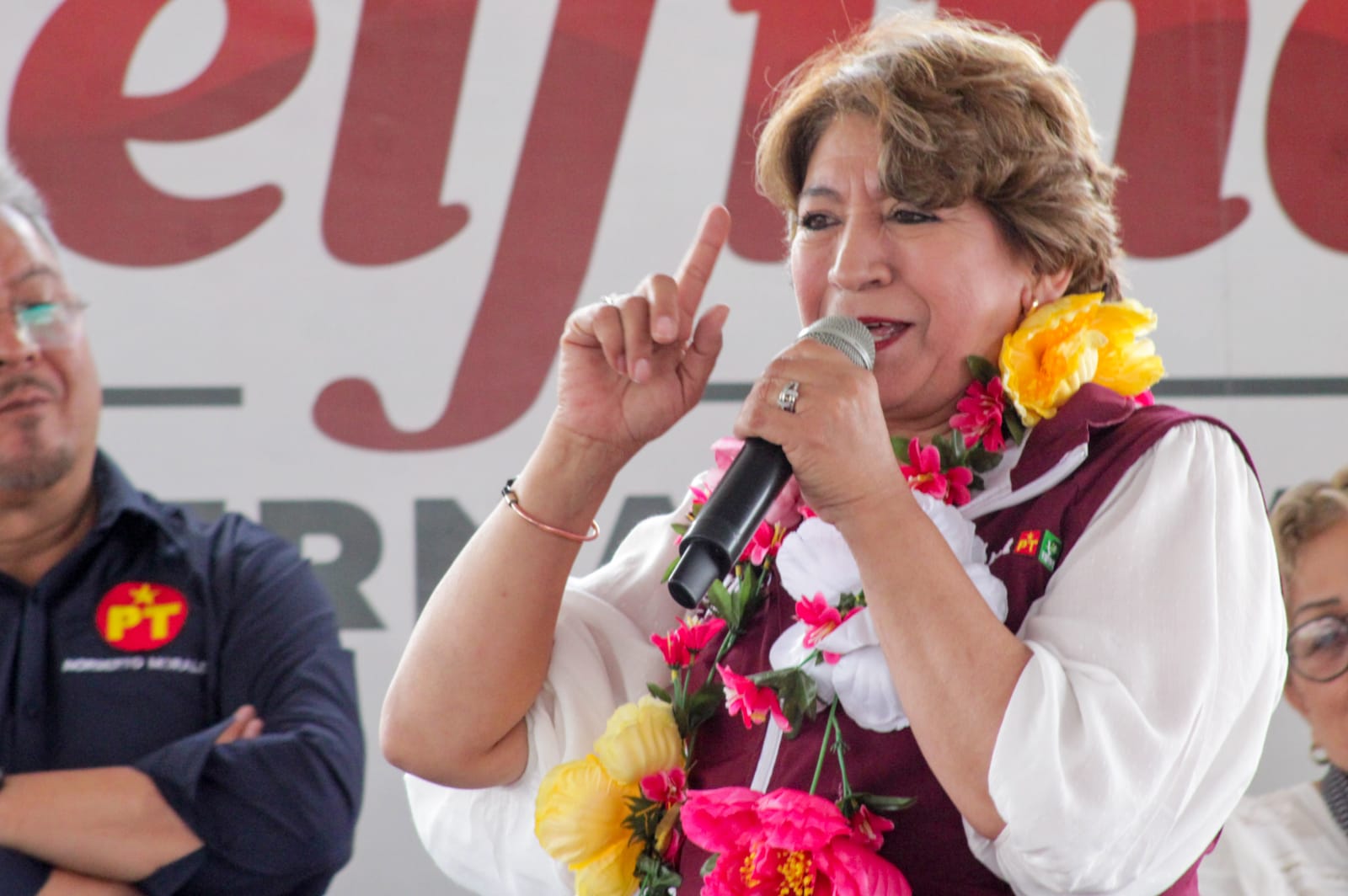 Delfina Gómez pidió a la ciudadanía salir a votar