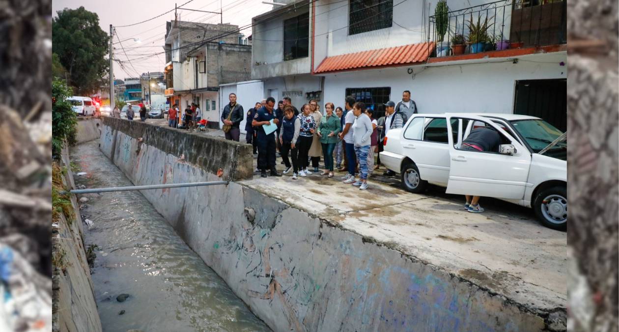 Más de 50 casas podrían desbordarse en Río Hondo, Naucalpan