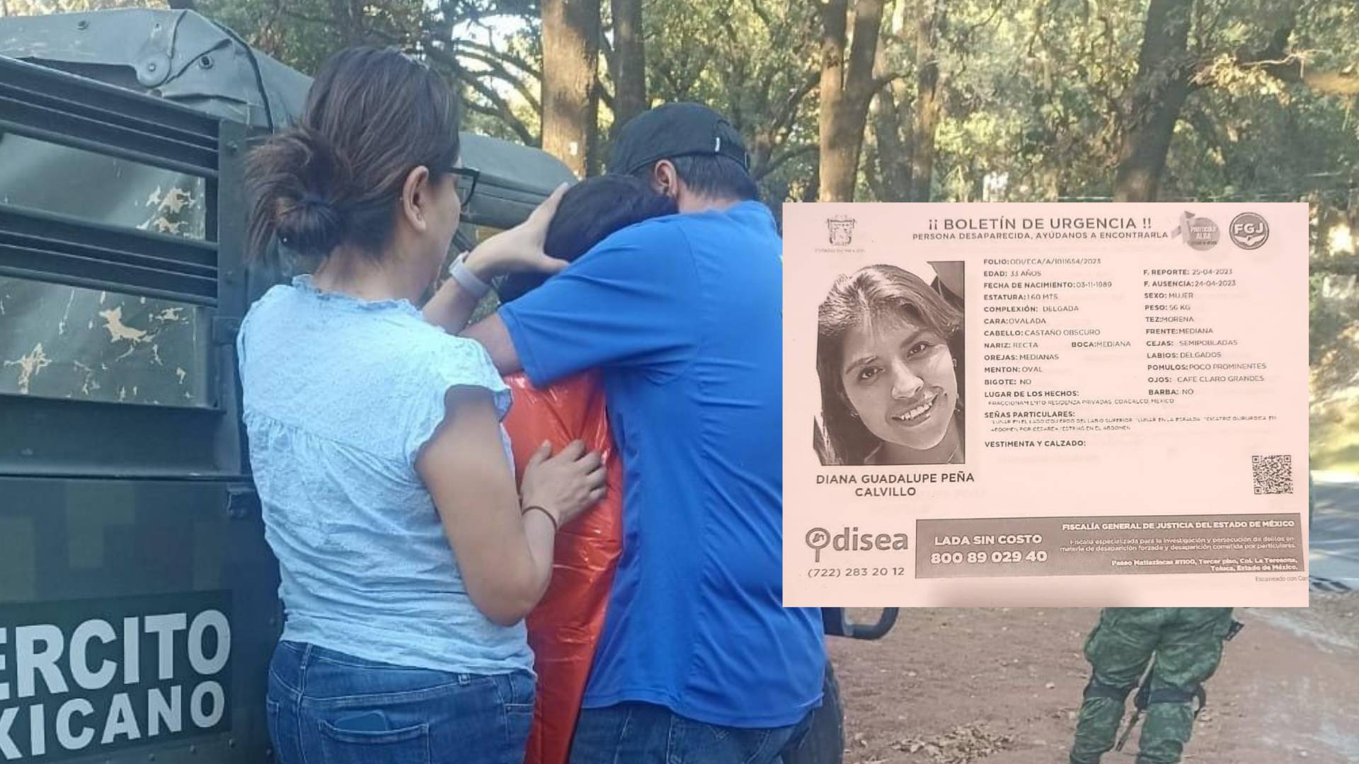 Localizan a Diana Peña en Cuernavaca 