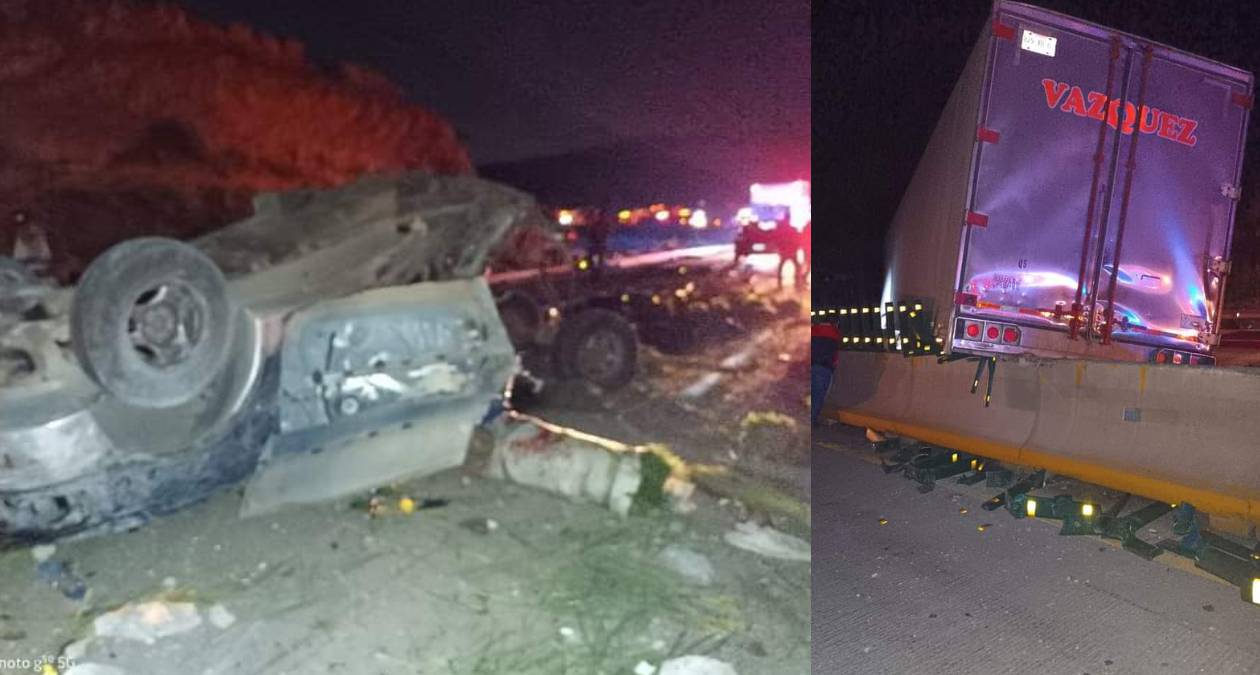 Accidente vial en México-Puebla a la altura del Kilómetro 44, Ixtapaluca