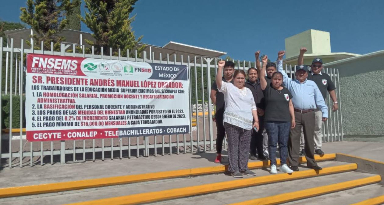 Más de 35 mil estudiantes mexiquenses de bachillerato, afectados por paro laboral docente