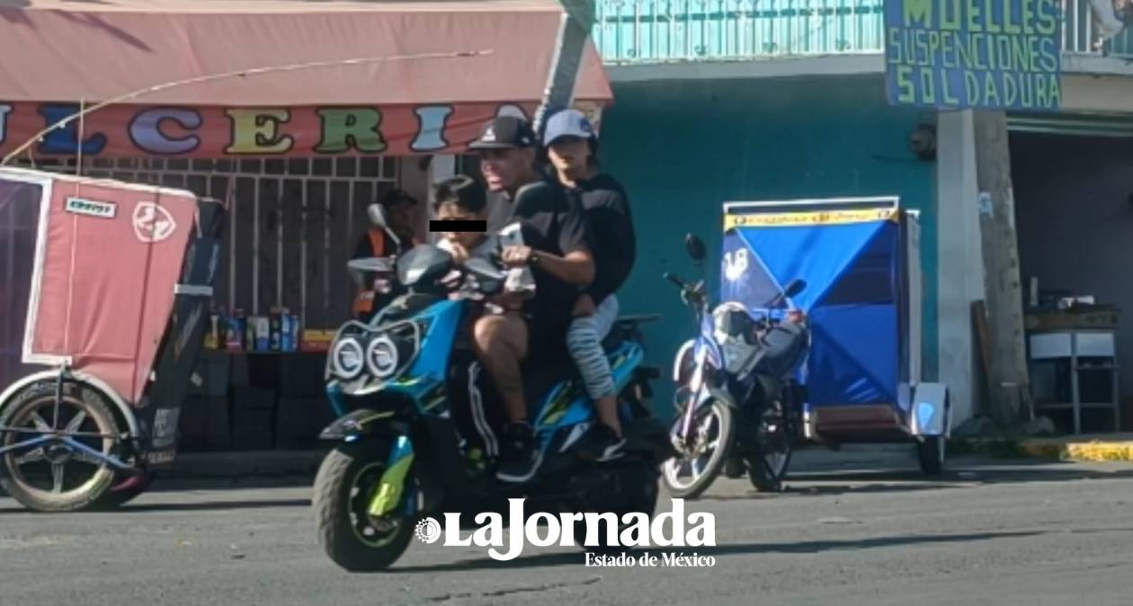 Alertan sobre aumento de accidentes en motocicleta en Valle de Chalco