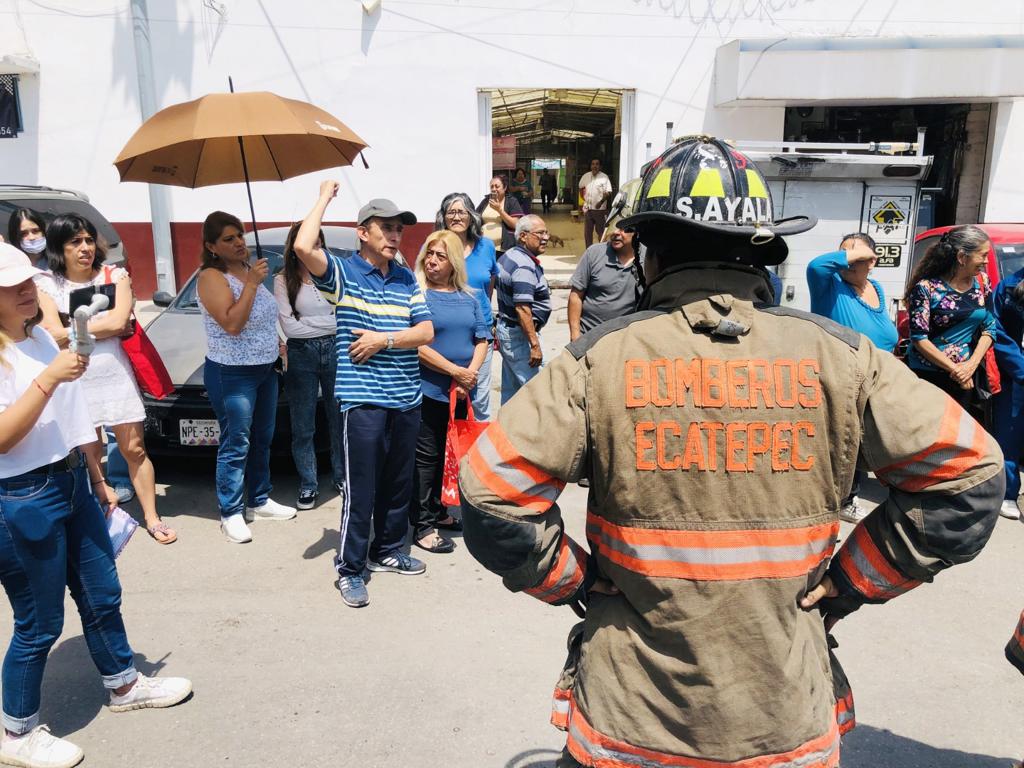 Ecatepec realiza simulacro para prevenir riesgos por lluvias