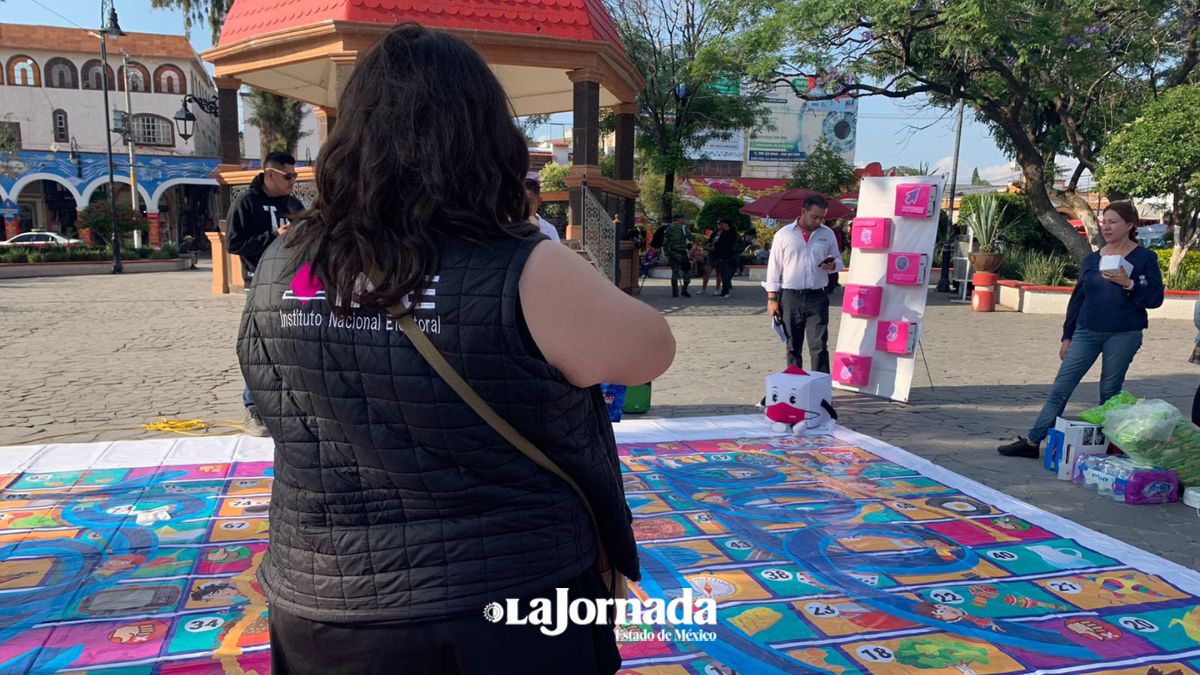 INE lleva eventos de promoción al voto a plazas del Edomex