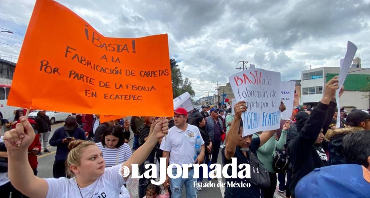 Toluca: Trabajadores de Ecatepec, exigen alto a la fabricación de delitos