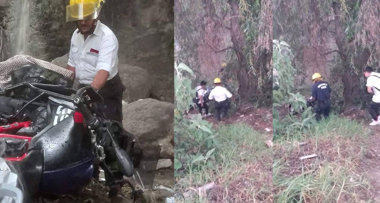 Nicolás Romero: Pareja en motocicleta cae a un barranco