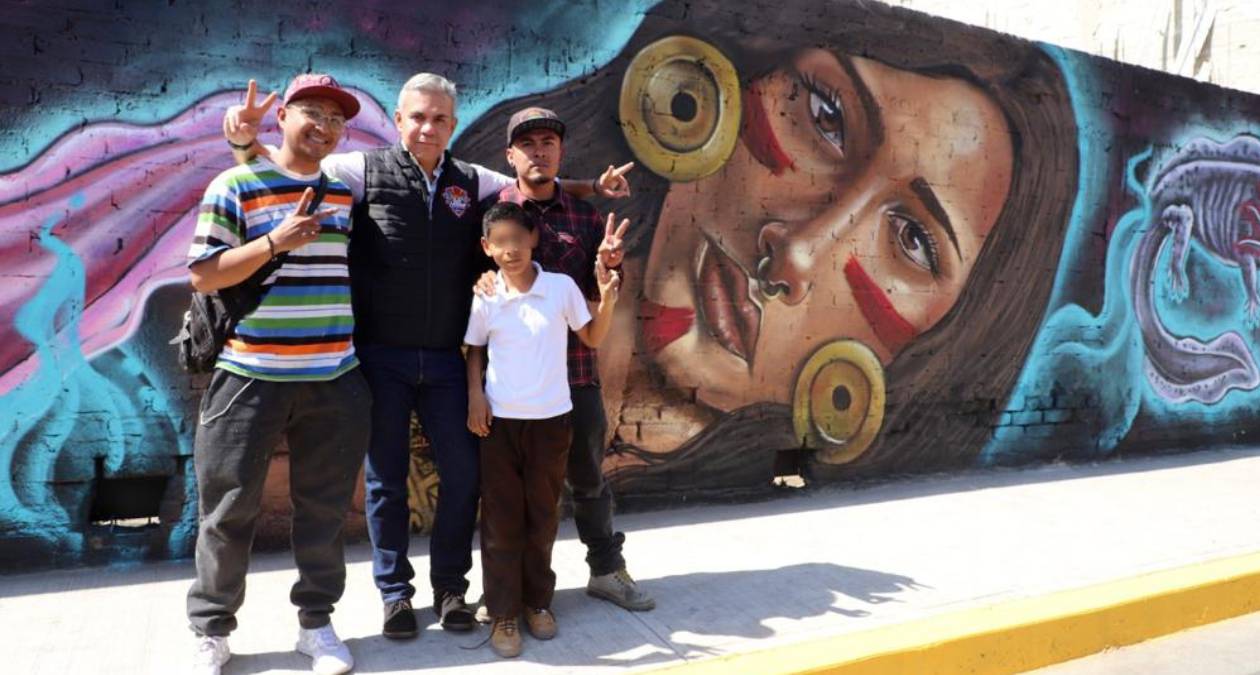 Ecatepec se convierte en una gran galería de arte urbano; pintan 481 murales en calles y avenidas