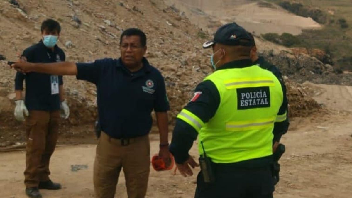 Mueven toneladas de basura para encontrar a trabajadores desaparecidos en Naucalpan