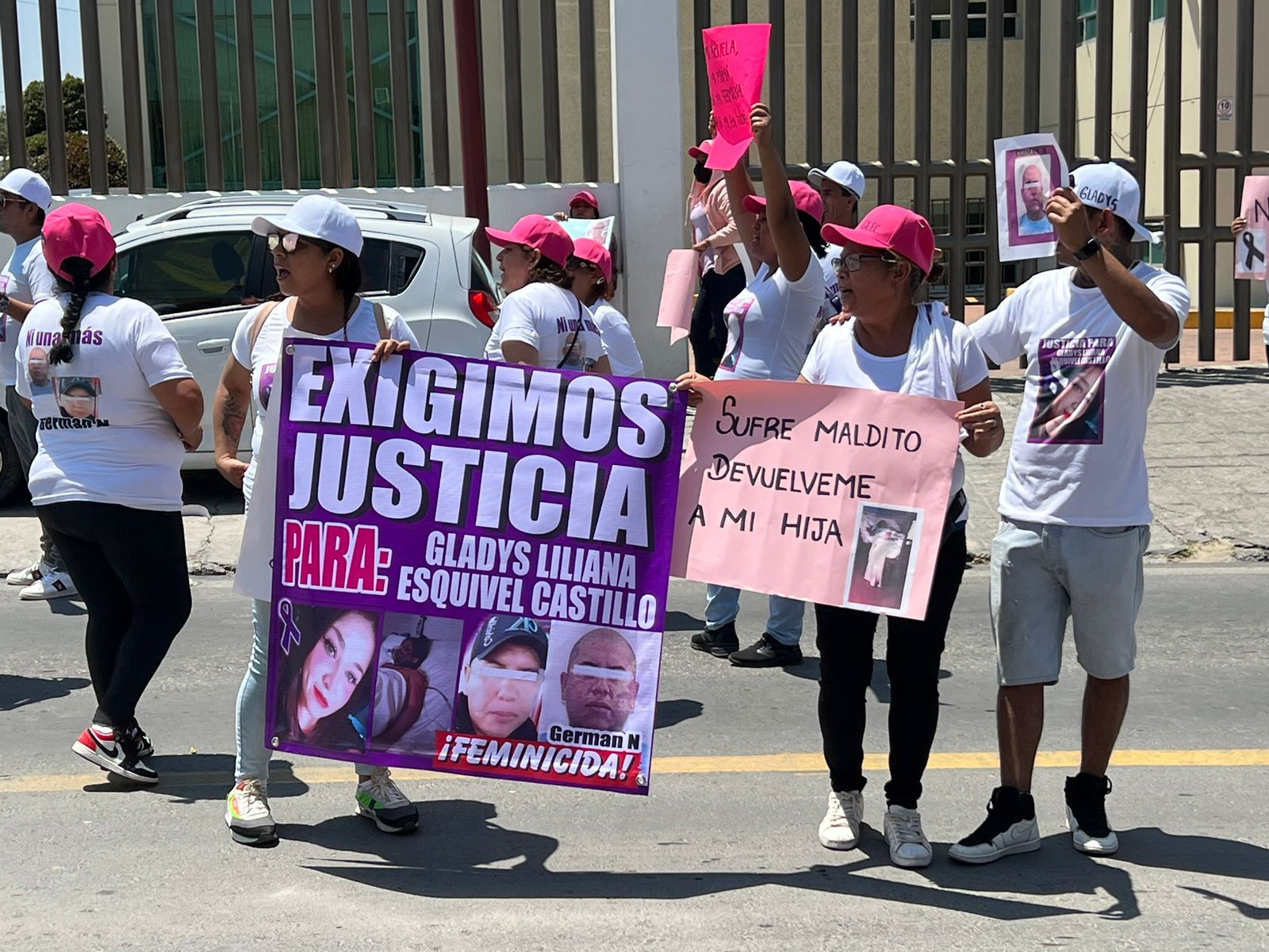 Protestan por el feminicidio de Gladys en Molino de Flores