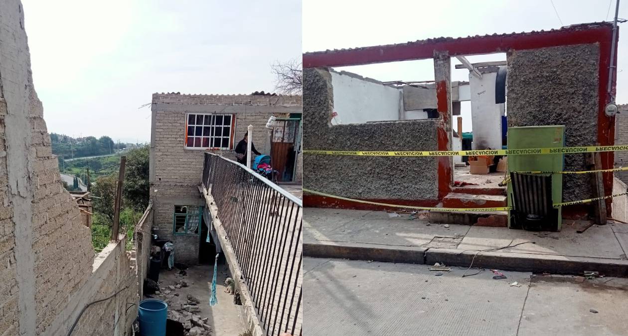 Atizapán: Explosión en vivienda de la colonia Ex hacienda del Pedregal