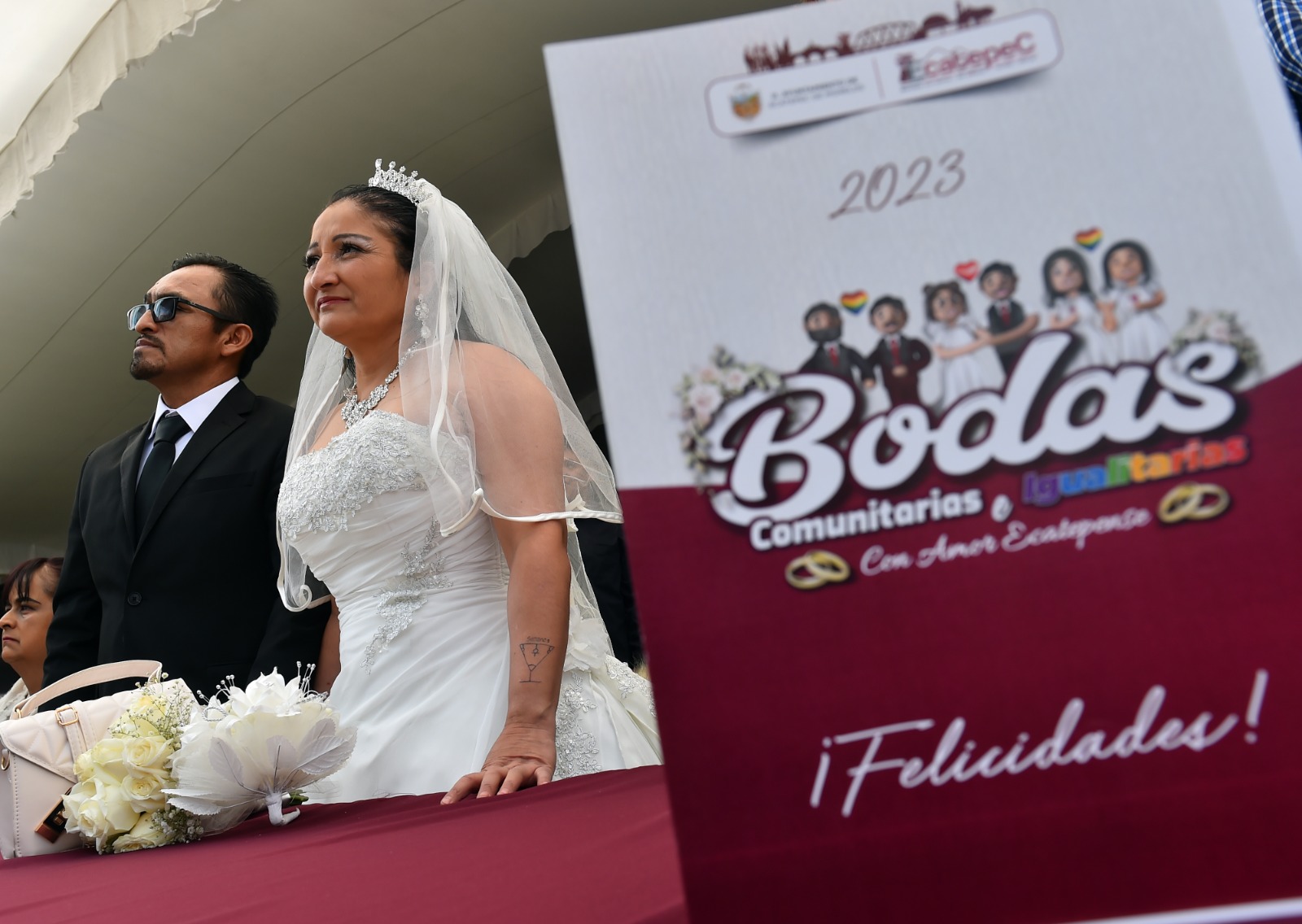 Se casan 3 mil parejas en Bodas Comunitarias de Ecatepec; 62 fueron matrimonios igualitarios