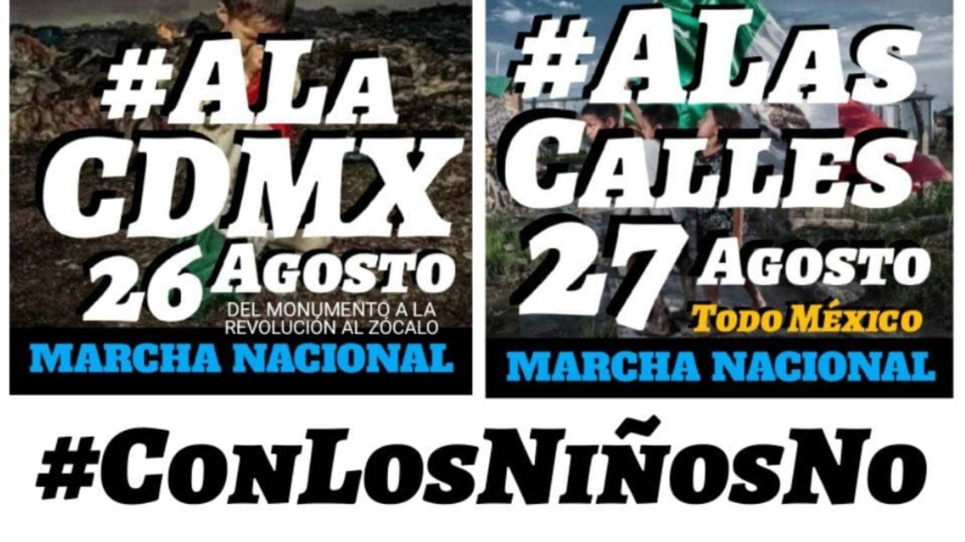 #ConLosNiñosNo: Padres de Familia preparan manifestación nacional el 26 de agosto