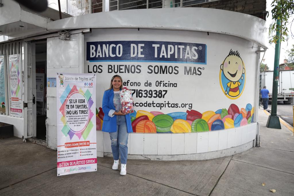 Huixquilucan: Donan miles de Tapitas de Plástico  para apoyar tratamientos de cáncer