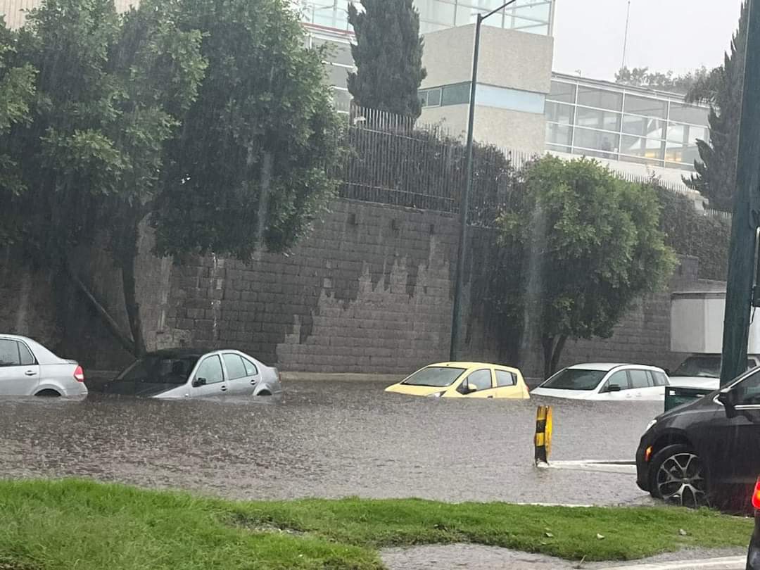 Se registró fuerte inundación en Cuajimalpa