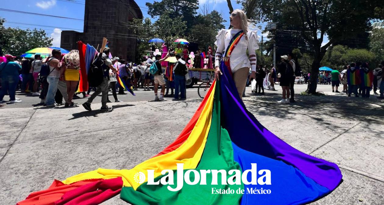 “Lo que no se ve no existe por eso salimos”, marcha LGBTTTIQAP+ en Toluca