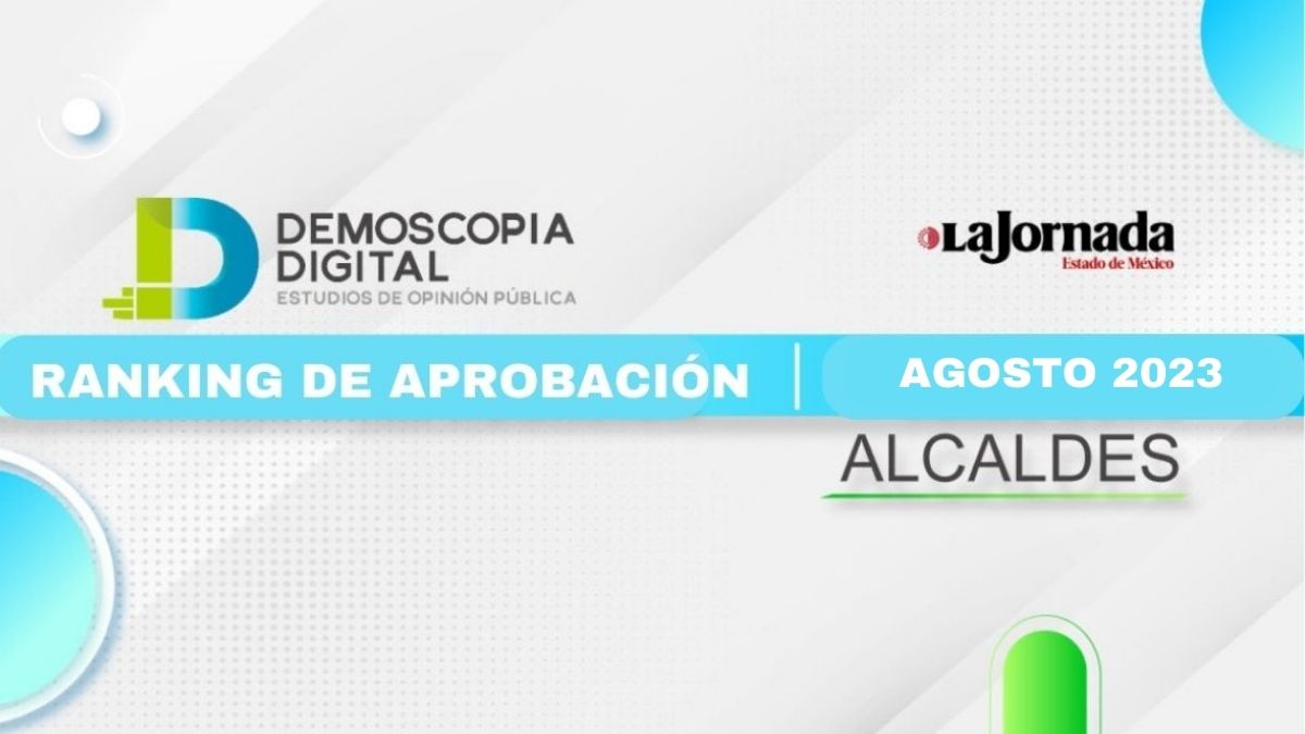 Ranking de aprobación de alcaldes agosto 2023: Demoscopia Digital