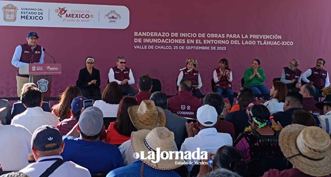 Rescate del Lago Xico, para abastecer y evitar inundaciones: Delfina Gómez