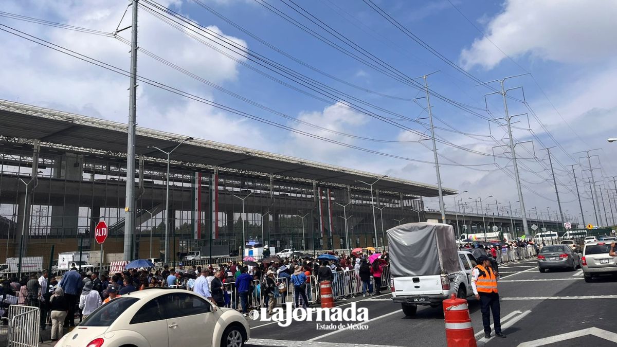 Ambiente previo a la inauguración del Tren Interurbano el “Insurgente Miguel Hidalgo”