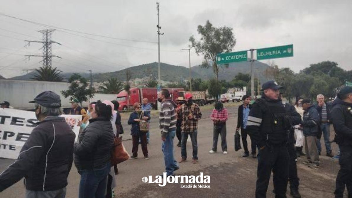 Cuautitlán Izcalli: SME bloquea por segundo día la México- Querétaro