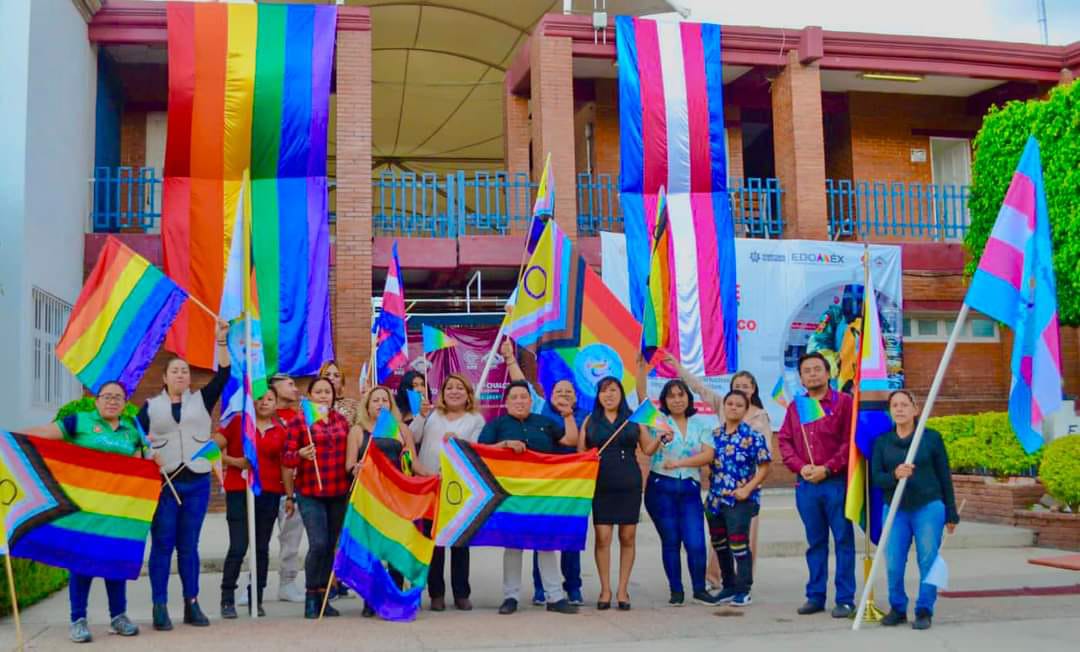 Alistan marcha LGBTTTIQ+ en Valle de Chalco