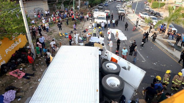 Chiapas: Fallecen 10 cubanos indocumentados en accidente de tráfico