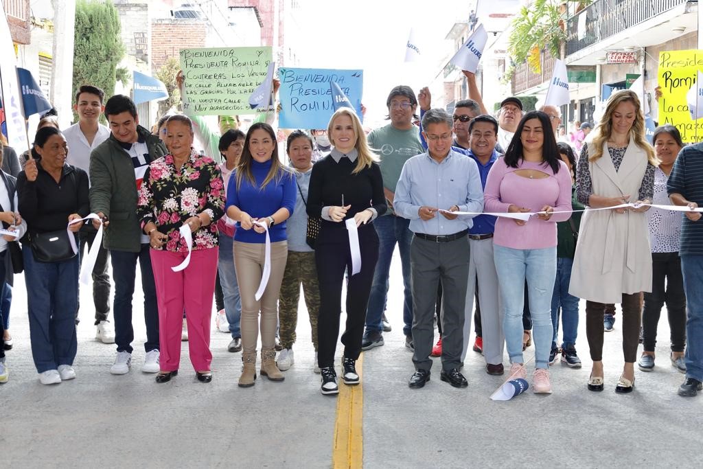 Huixquilucan: Entrega la rehabilitación de la calle “almazán” en Palo Solo