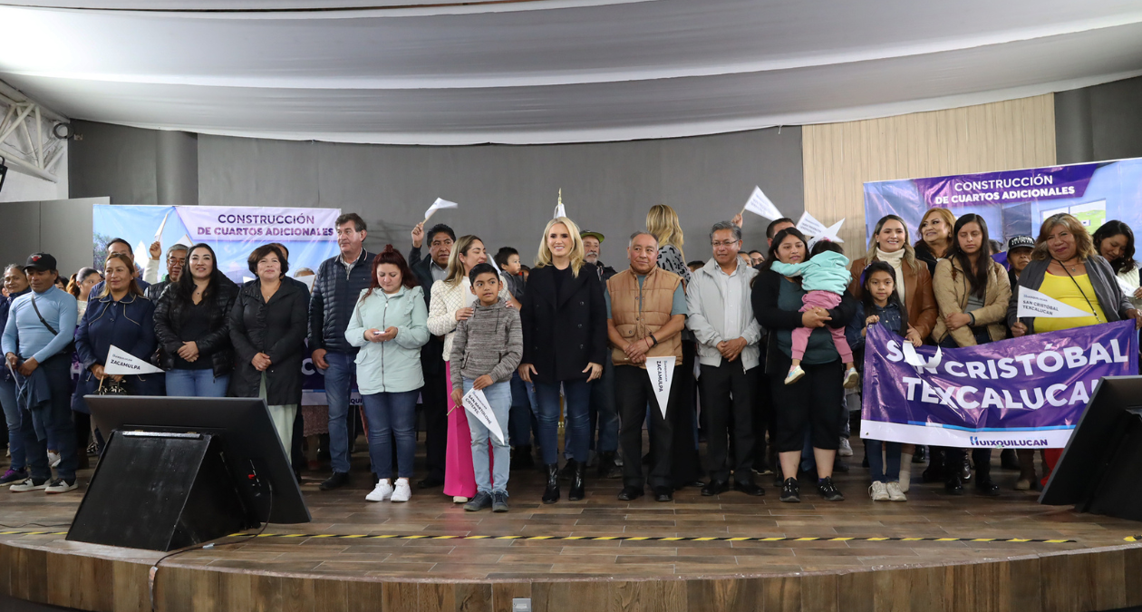 Huixquilucan: Inician construcción de 87 cuartos para familias vulnerables