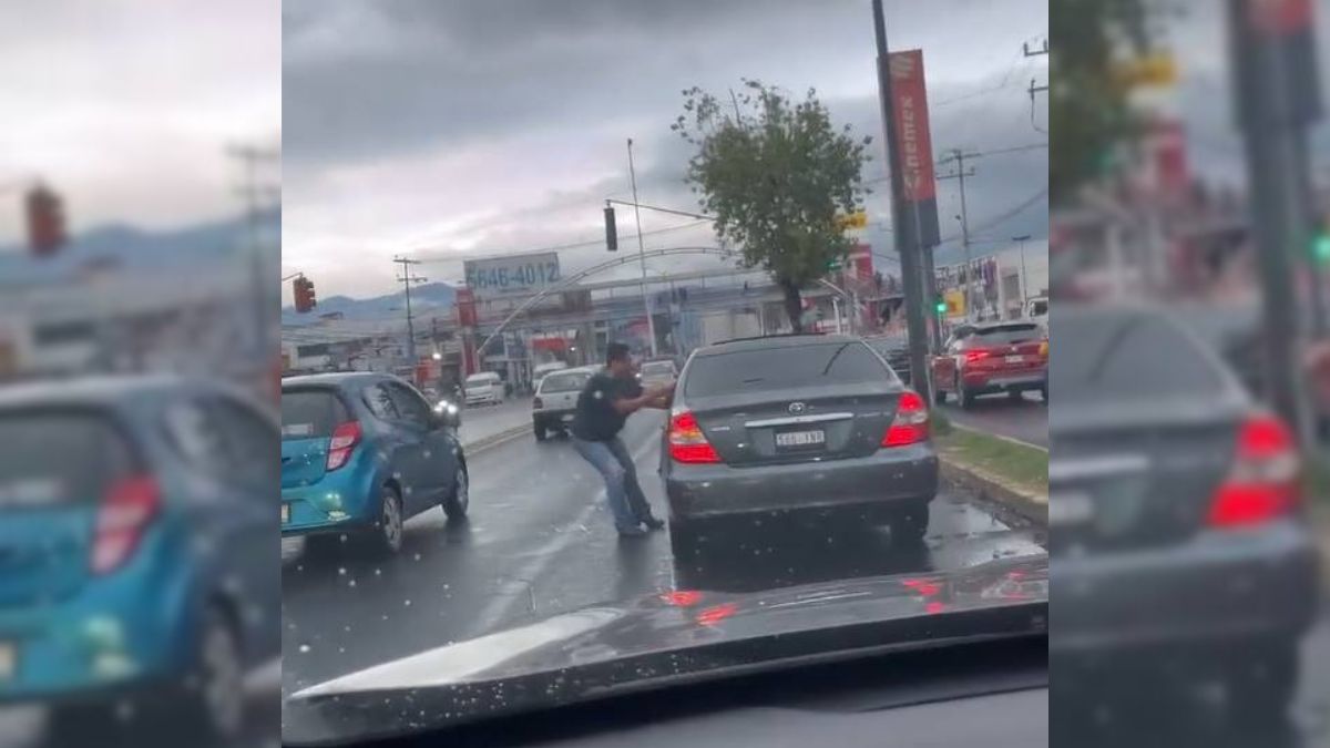 Ixtapaluca: Hombre forcejea con una conductora, portaban un desarmador (Video)