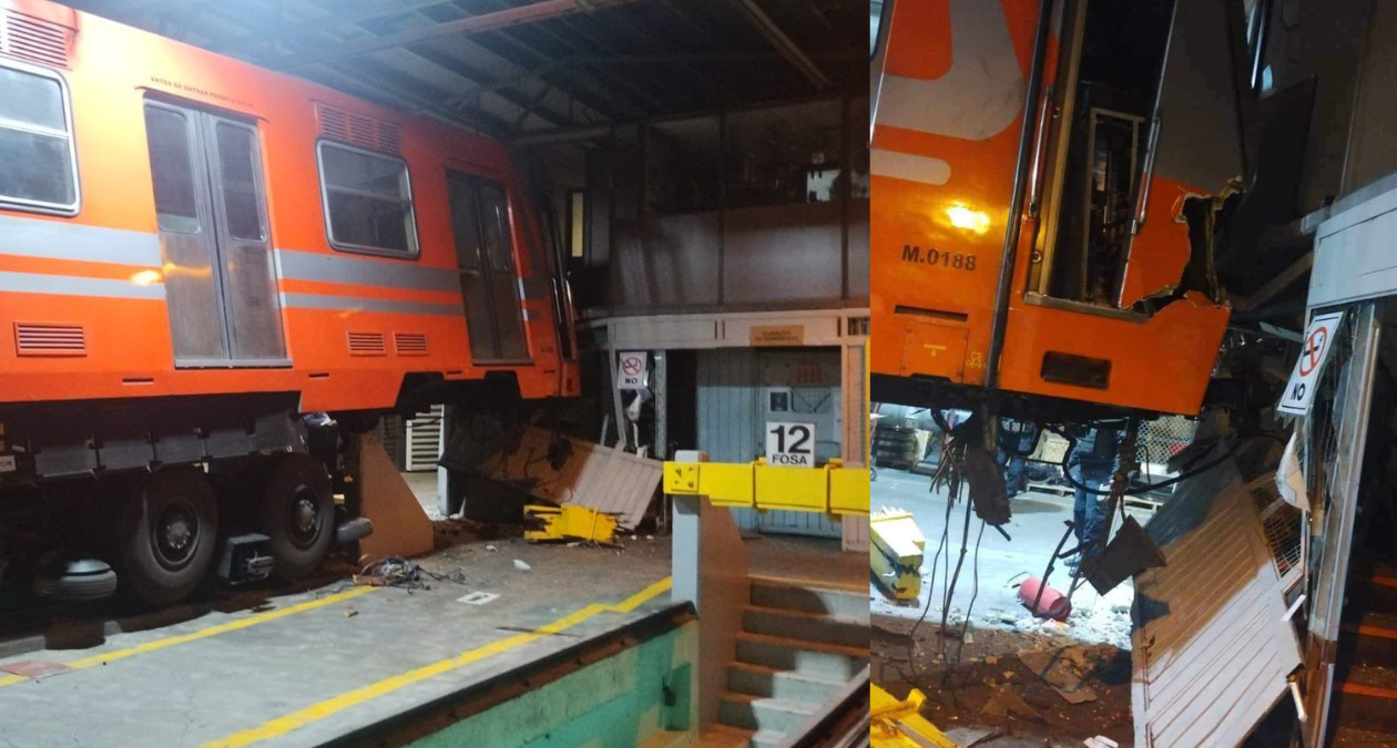 Metro CDMX: Se registra accidente de tren en el Rosario