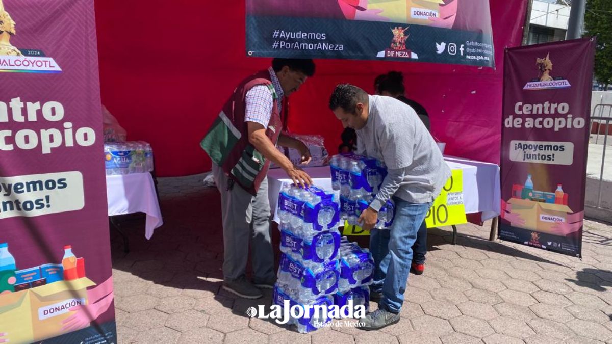 Nezahualcóyotl: arranca acopio de víveres para damnificados de Acapulco