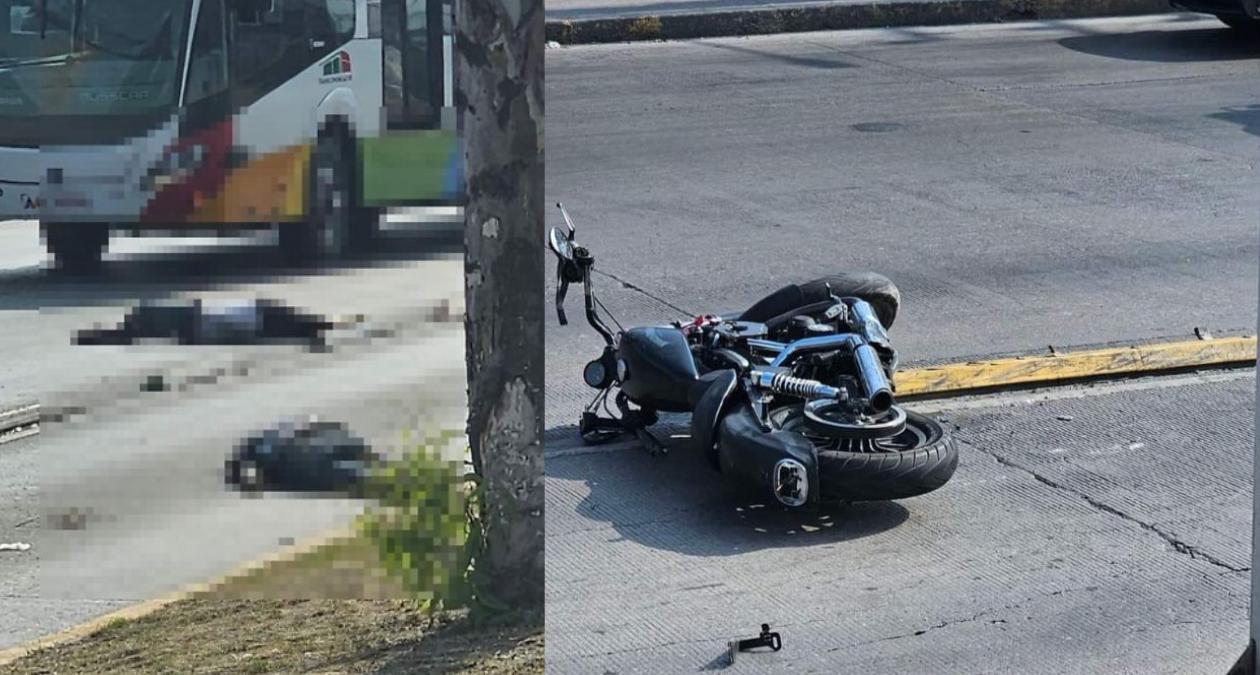 Coacalco: Mueren motociclista y peatón al intentar cruzar el carril de Mexibús