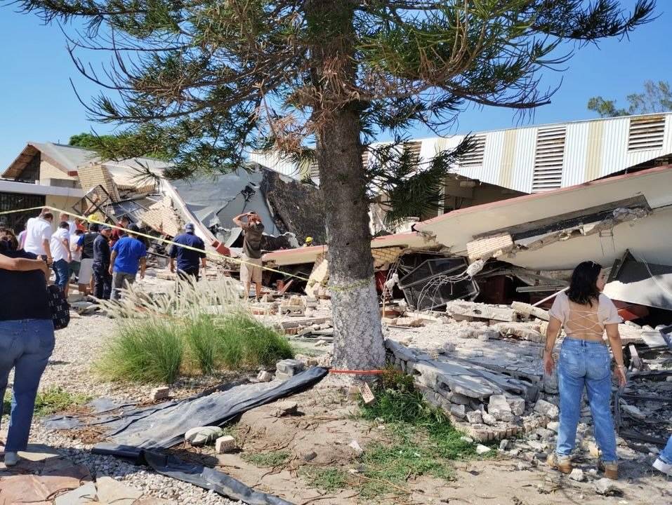 Tamaulipas: Se derrumba iglesia en Ciudad Madero