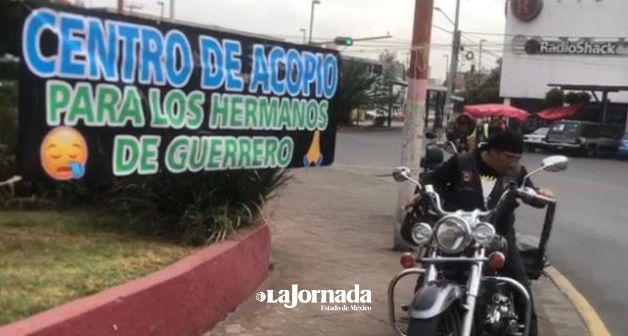 Nezahualcóyotl: Comunidad Biker reúne apoyo humanitario para afectados de Otis