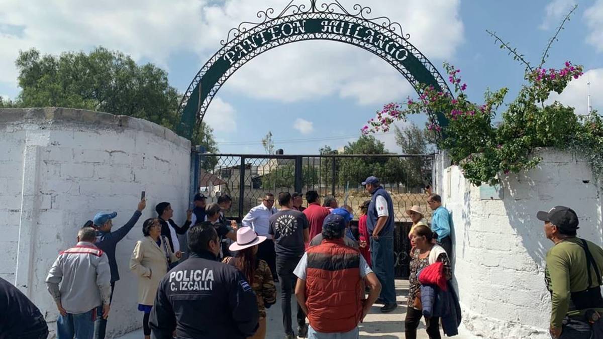 Cuautitlán Izcalli: Pueblo de Huilango se organiza para defender el Panteón