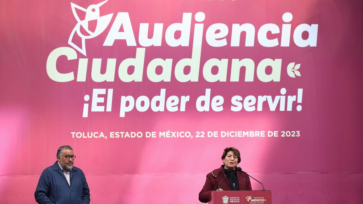 Delfina Gómez arranca segunda Audiencia Ciudadana