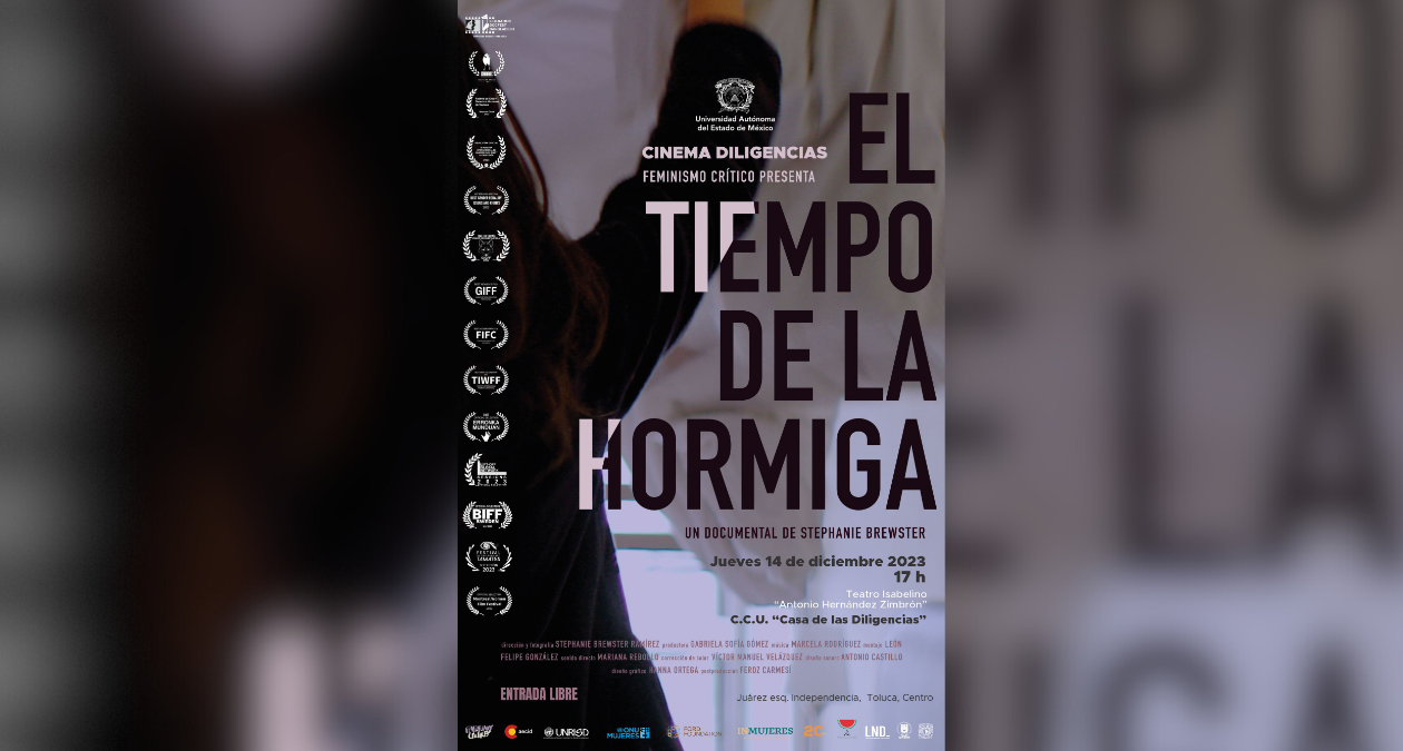 Casa de las Diligencias: Proyectará el documental “El tiempo de la hormiga”