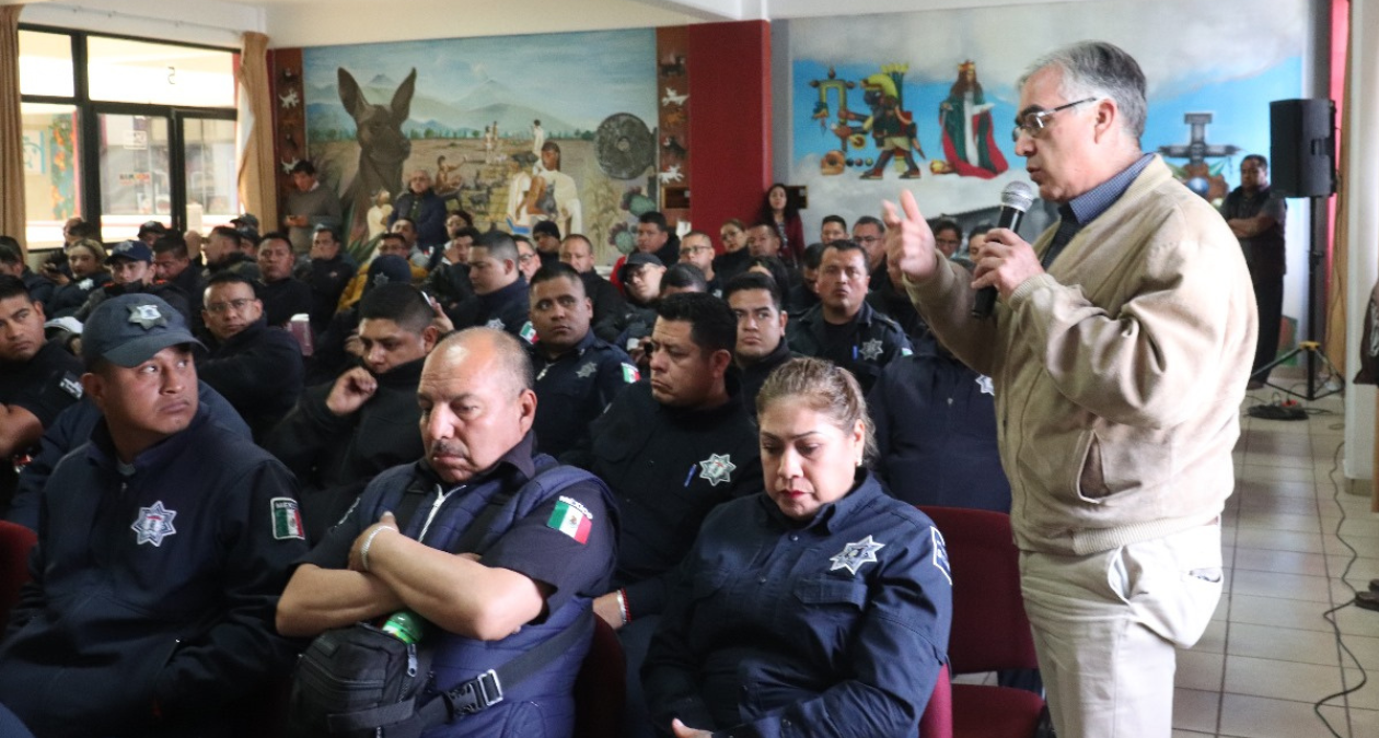 Acolman: Policías reciben capacitación en prevención de maltrato animal