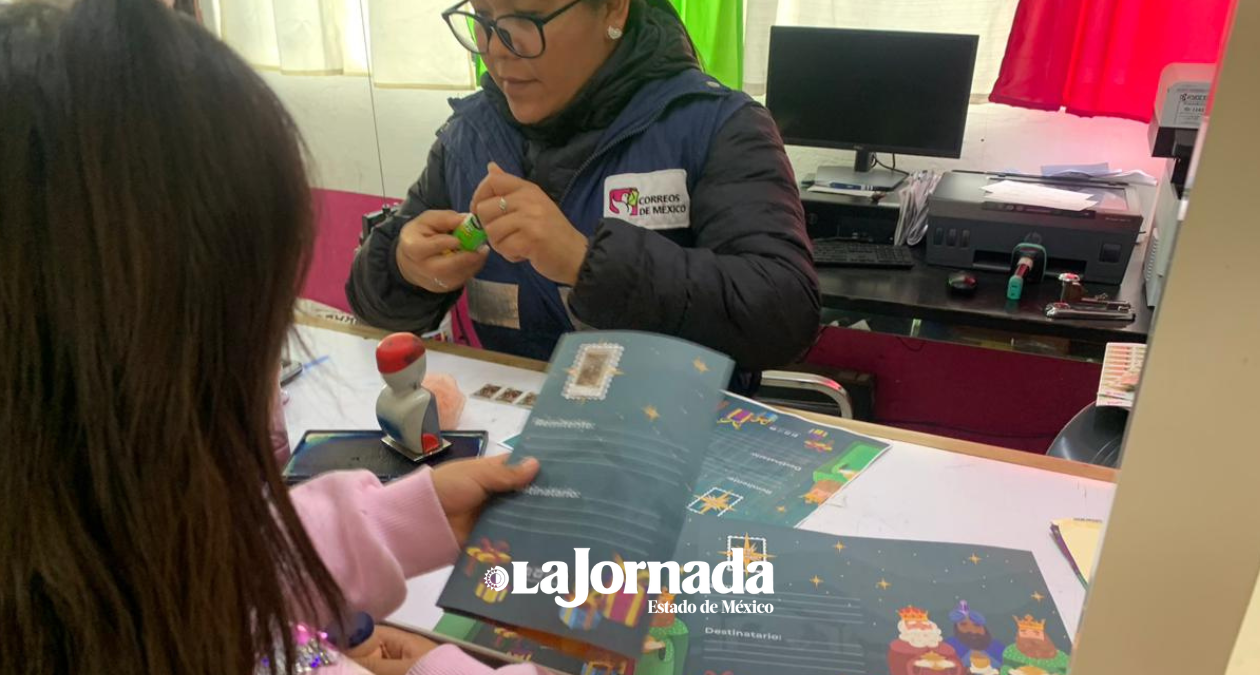 Servicio Postal alista cartas con niños mexiquenses para los Reyes Magos