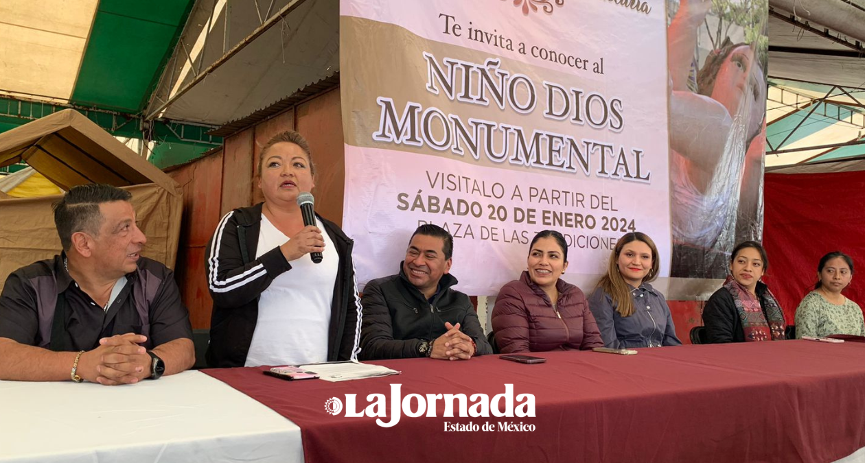 Texcoco: Anuncian llegada de Niño Dios monumental a Mercado tradicional