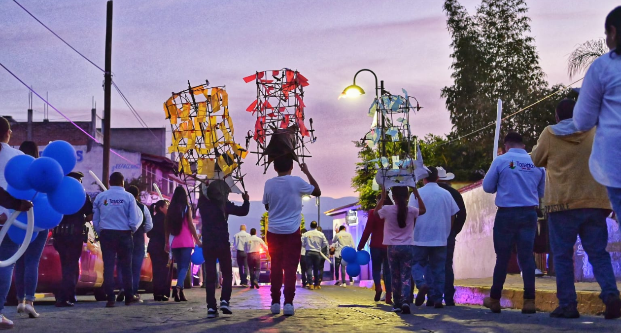 Tonatico: Inicia fiesta patronal, llena de tradición y cultura