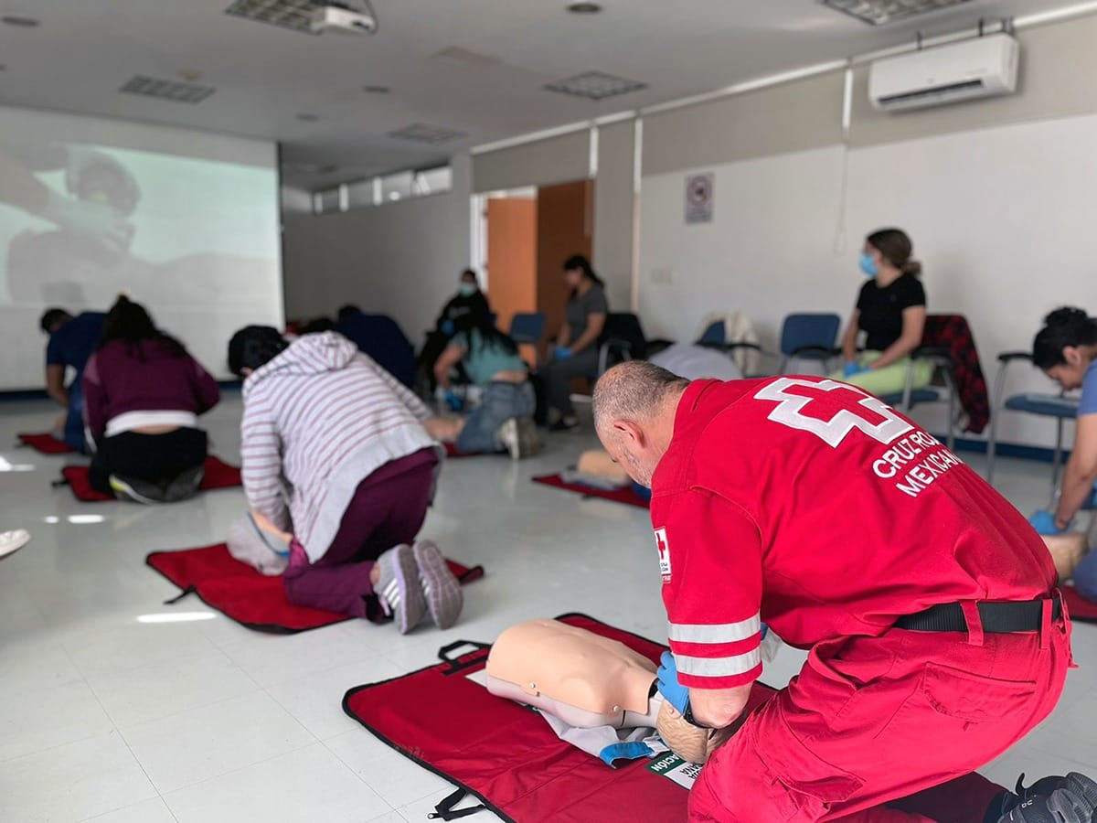 Cruz Roja Mexicana Edomex trabaja para mejorar su respuesta ante emergencias