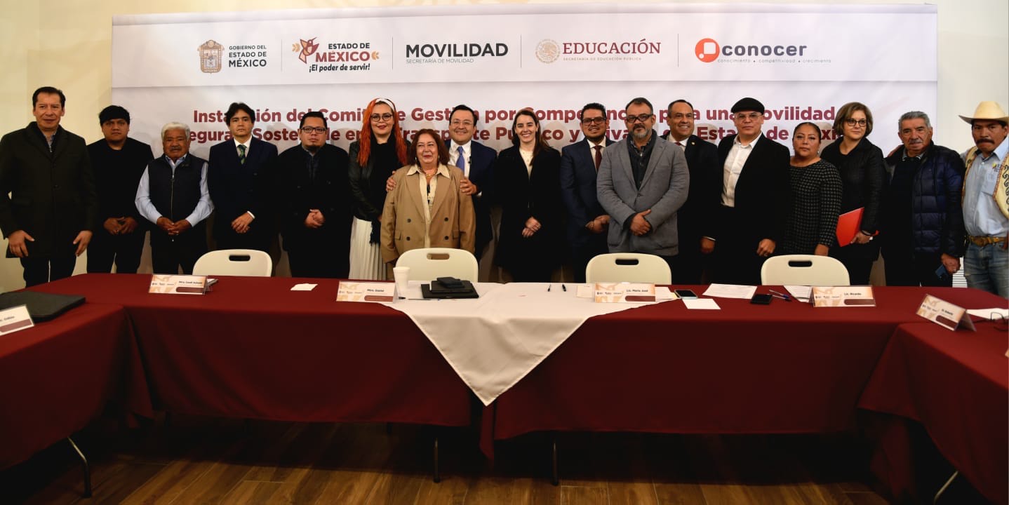 Edomex renueva comité para profesionalizar el transporte público